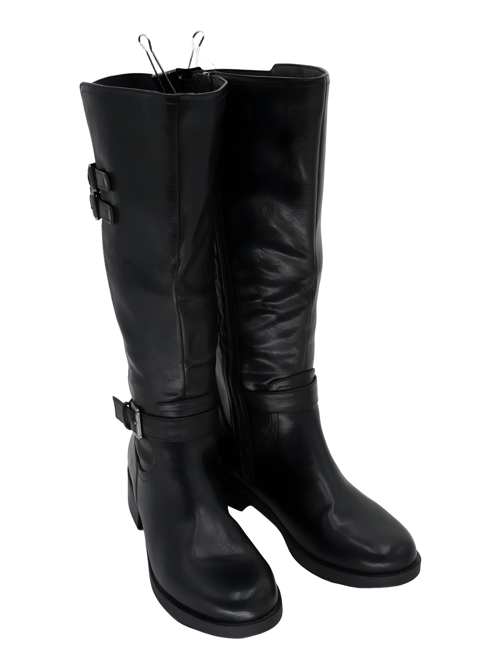 Journee Collection Sonny Extra Wide Calf Knee High Boots Black Size 8M